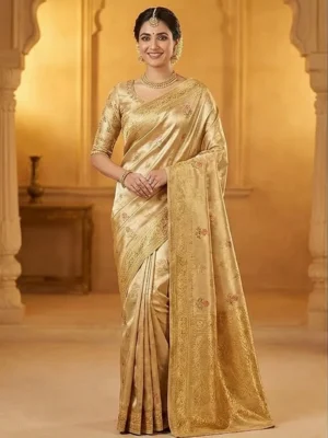 Home goldentissuesilksaree